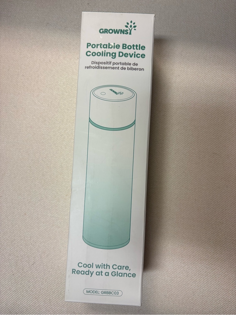 Growns Portable Bottle Cooling Device - Mint Green